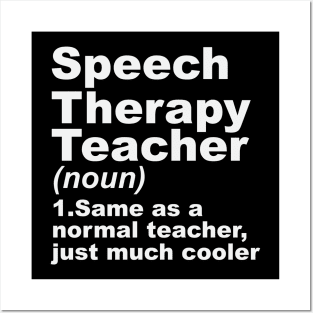 Speech Language Teacher Definition Funny SLP Posters and Art